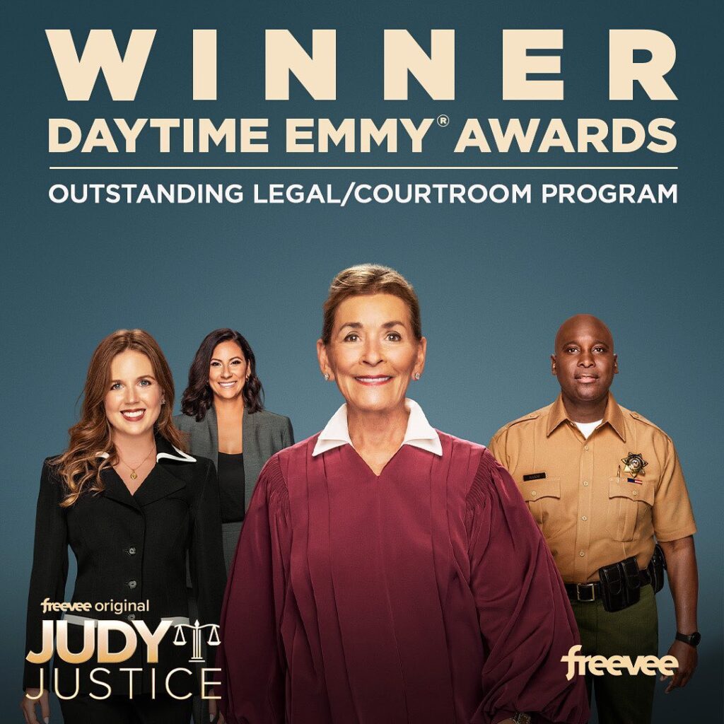 Judy Justice - Winner Daytime Emmy Awards